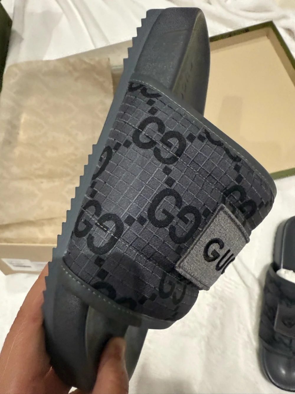 Gucci rubber slide